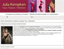 Tablet Screenshot of julia-kempken.com